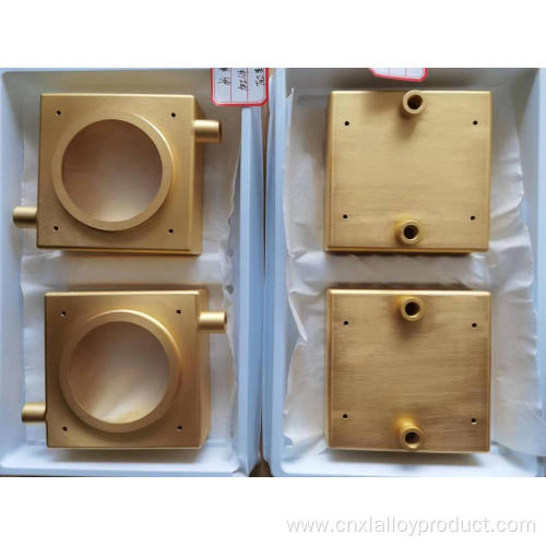 Heat sink gold-plated parts